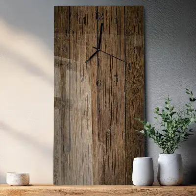 Wanduhr mit motiv vertikal Holz