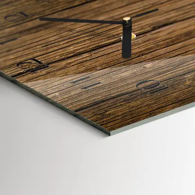 Wanduhr mit motiv vertikal Holz