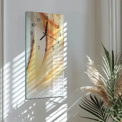 Moderne wanduhr vertikal Muster