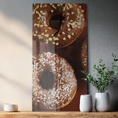 Vertikale Uhr Donuts