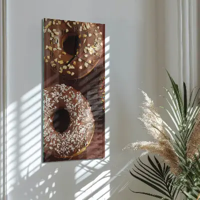 Vertikale Uhr Donuts