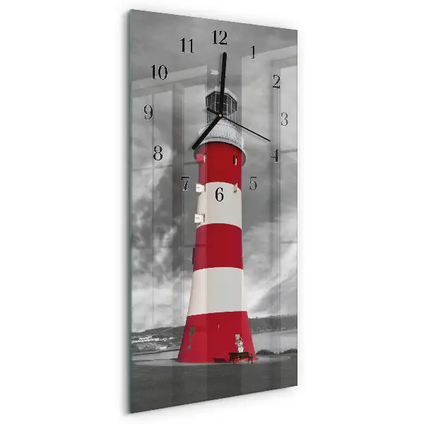 Vertikale Uhr Leuchtturm