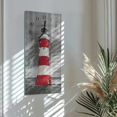 Vertikale Uhr Leuchtturm