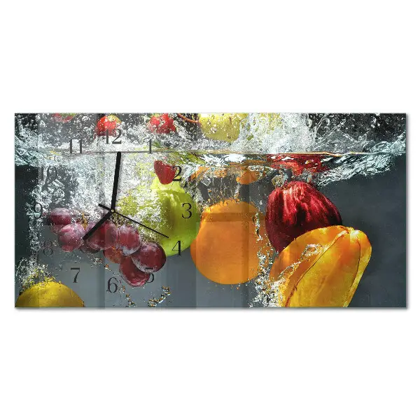 Glasuhr horizontal Einzelne Frucht