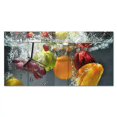 Glasuhr horizontal Einzelne Frucht
