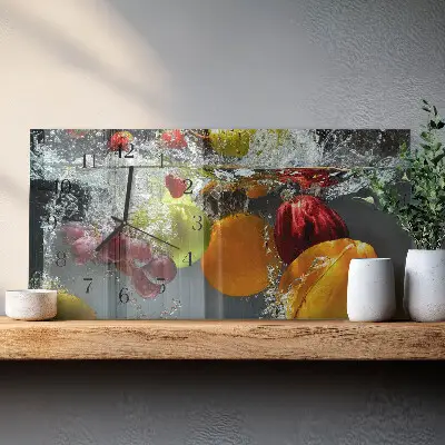 Glasuhr horizontal Einzelne Frucht