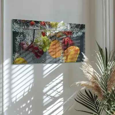 Glasuhr horizontal Einzelne Frucht
