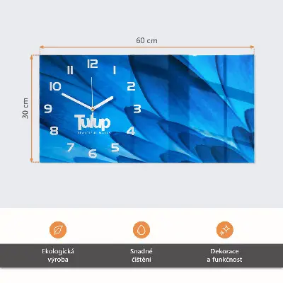 Glasuhr horizontal Kaffeebohnen