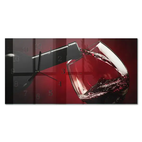 Glasuhr horizontal Weinkrug