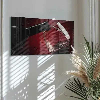 Glasuhr horizontal Weinkrug