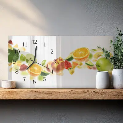 Glasuhr horizontal Fruchtmischung