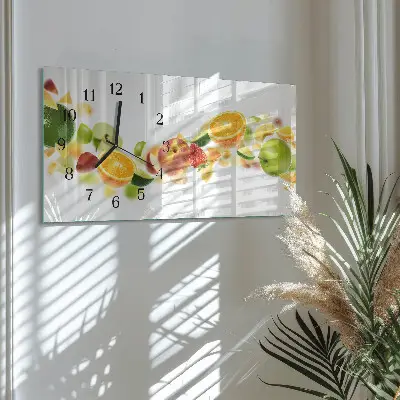 Glasuhr horizontal Fruchtmischung
