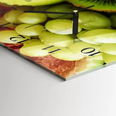 Horizontale Uhr Fruchtprodukte