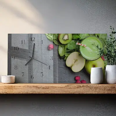 Wanduhr aus glas horizontal Fruchtcocktail