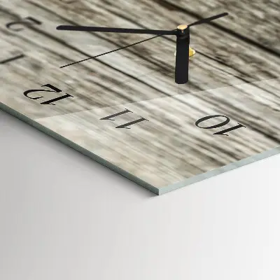 Glas wanduhr mit motiv horizontal Apple-Schrott