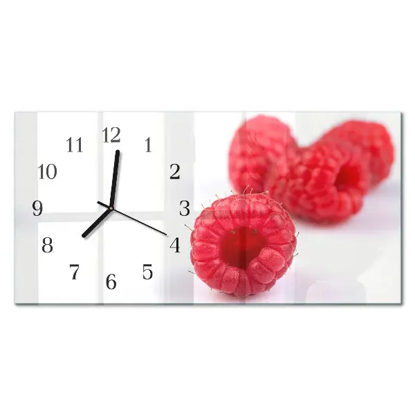 Horizontale Uhr Waldhimbeeren