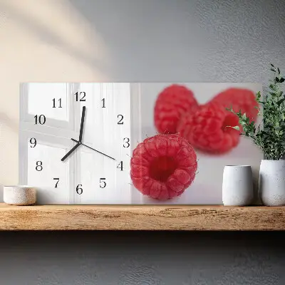 Horizontale Uhr Waldhimbeeren