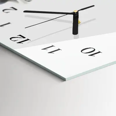 Wanduhr aus glas horizontal Blaubeeren