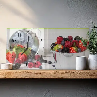 Glas wanduhr mit motiv horizontal Gaben des Waldes