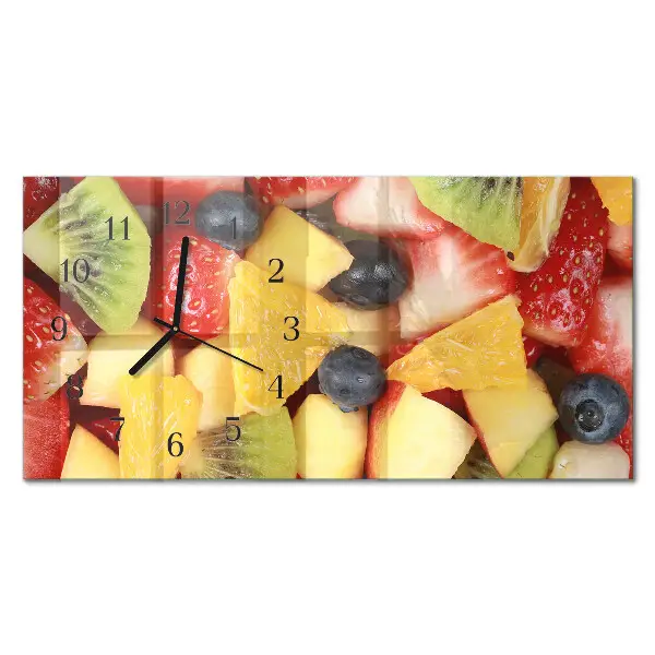 Horizontale Uhr Obstsalat