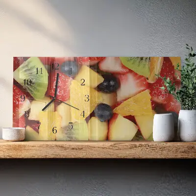 Horizontale Uhr Obstsalat