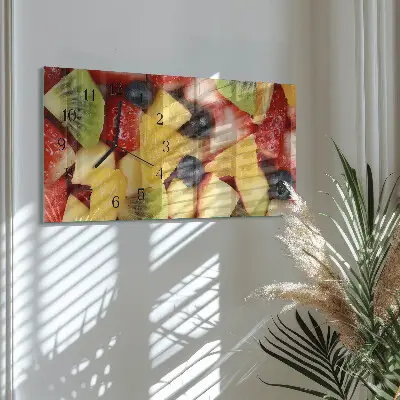 Horizontale Uhr Obstsalat