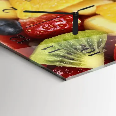 Horizontale Uhr Obstsalat