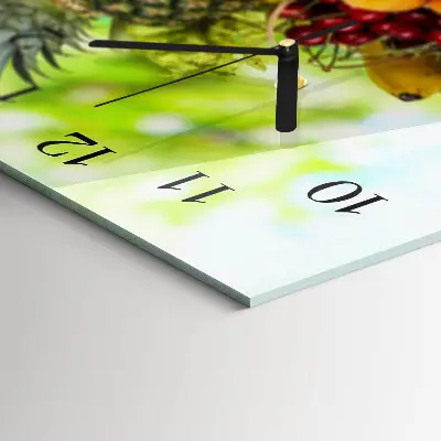 Horizontale Uhr Gemüse und Obst