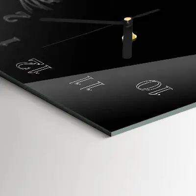 Glas wanduhr mit motiv horizontal Amerikanischer Jaguar