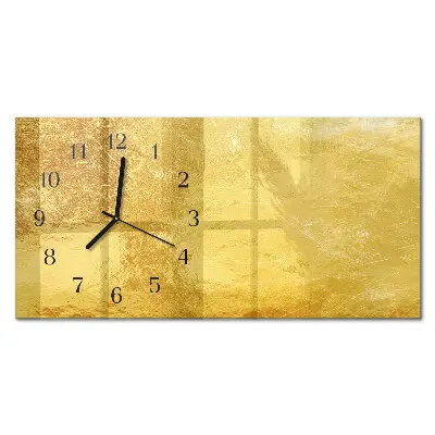 Horizontale Uhr Metallische Oberfläche