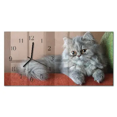Wanduhr aus glas horizontal persisch