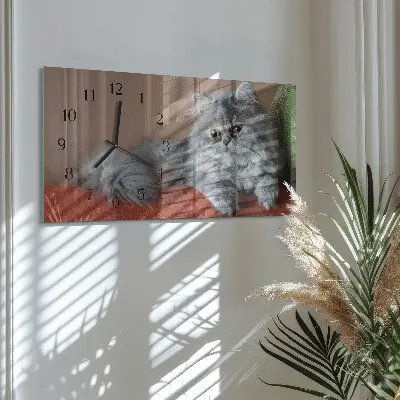 Wanduhr aus glas horizontal persisch