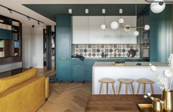 Offene Küche mit Wohnzimmer - Arrangements, Inspirationen und Ideen