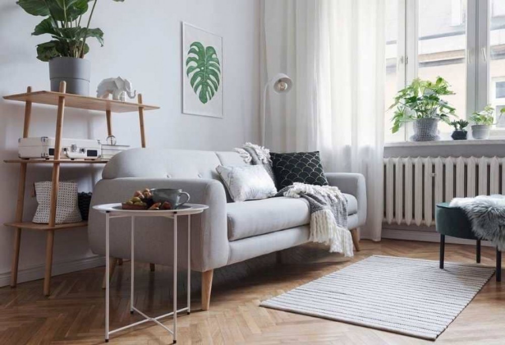 So gestalten Sie ein Wohnzimmer im skandinavischen Stil