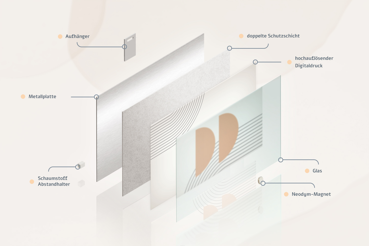 Infografik Rückseite und Vorderseite